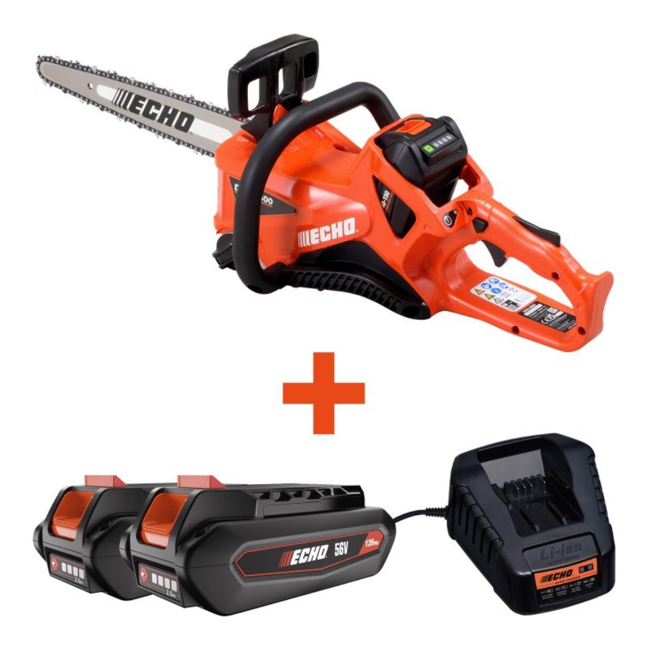 Akku-Motorsäge DCS-2500C - inkl. 2x 2,5 Ah Akku und Ladegerät