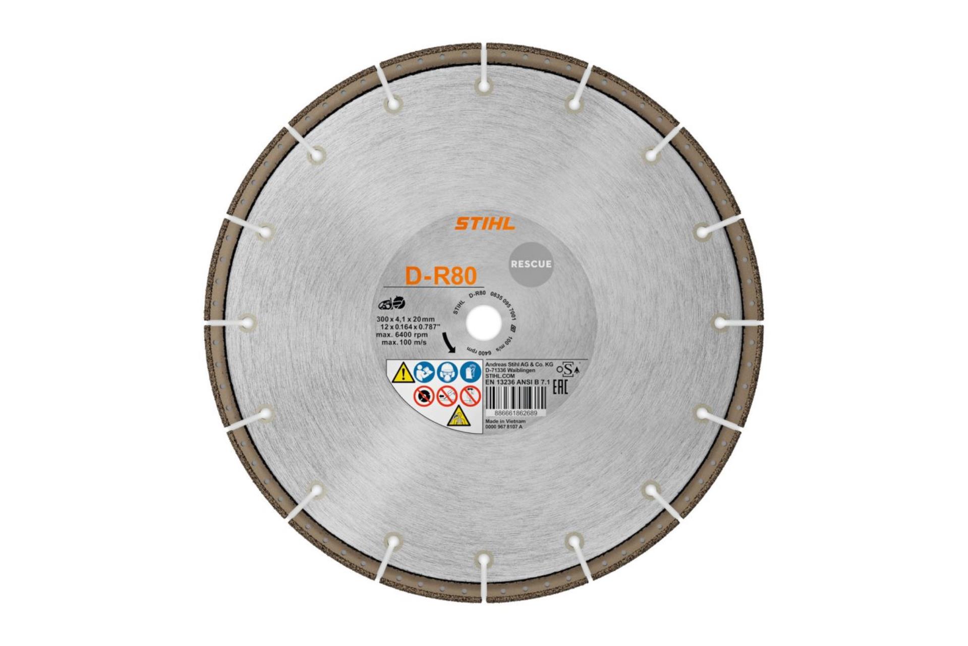 Trennscheibe D-R80 Ø 230mm/9"