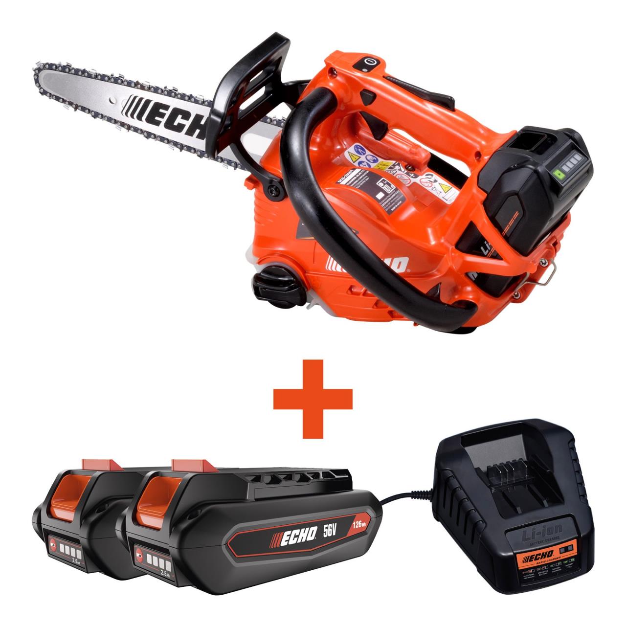 Akku-Motorsäge DCS-2500TC - inkl. 2x 2,5 Ah Akku und Ladegerät