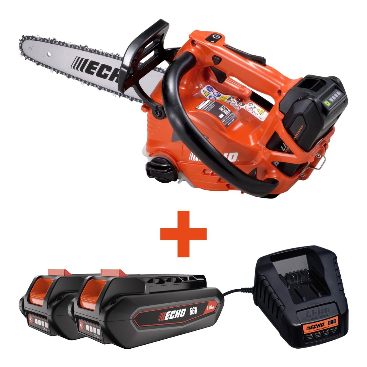 Akku-Motorsäge DCS-2500T Set - inkl. 2x 2,5 Ah Akku & Schnellladegerät